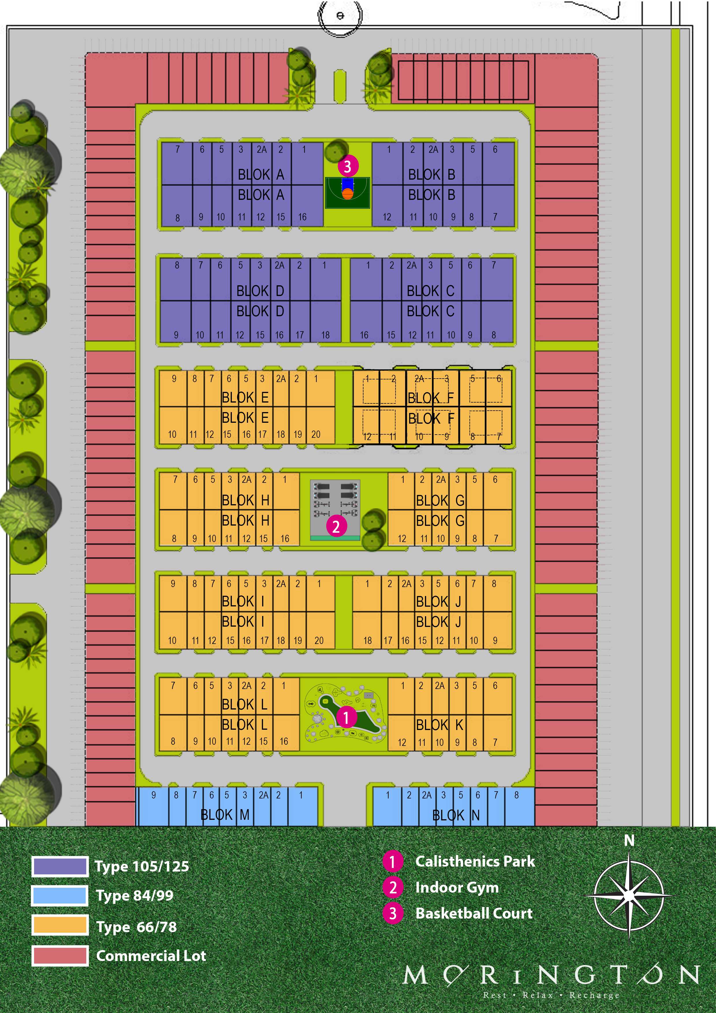 Morington siteplan